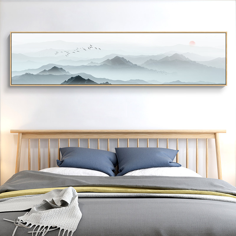 新中式卧室意境画禅意装饰画