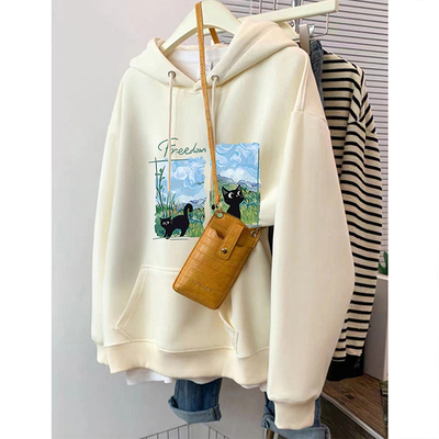 【小红书推荐】宽松显瘦连帽卫衣