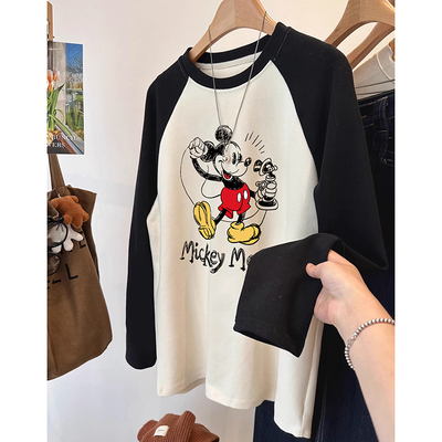 【小红书推荐】宽松圆领长袖t恤