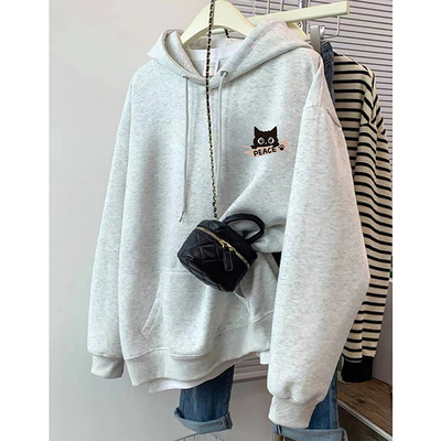 【小红书推荐】显瘦宽松连帽卫衣