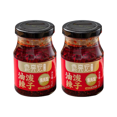 袁亮宏油泼辣子蒜蓉酱蘸料