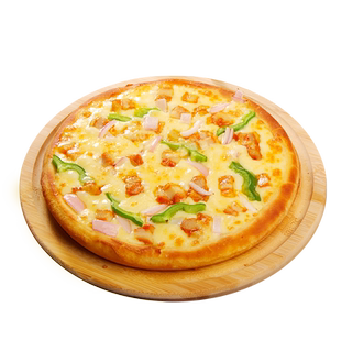 汉帝7英寸半成品烧烤披萨饼榴莲比萨加热即食牛肉芝士烘焙套装