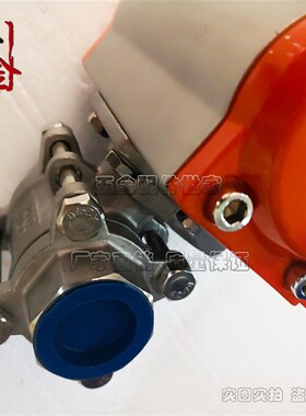 气动球阀三片式304球阀Q611F-16P不锈钢丝扣螺纹快速切断阀4分6分