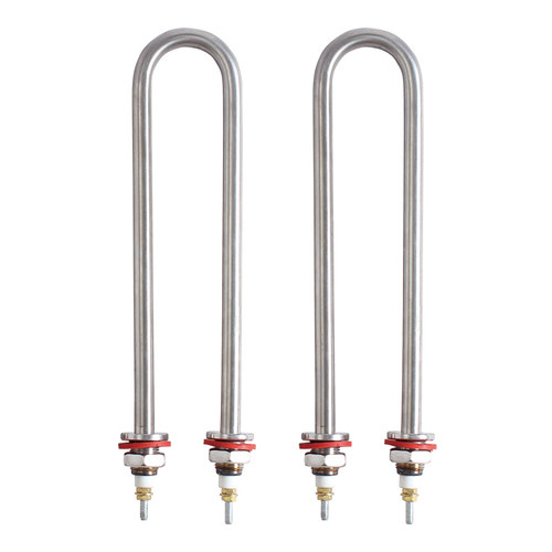 304不锈钢单u型烧水加热管220v380v蒸饭机电热管发热管2kw3kw
