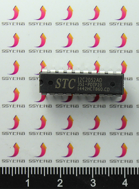 直插 STC12C2052rAD-35I-PDIP20 单片机  满就包邮