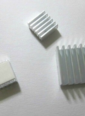 树莓派 Rasperry pi 专用纯铝散热片套装(含3件,带散热贴)