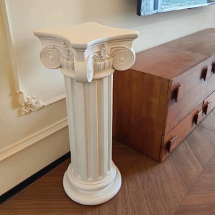 氧化镁欧式罗马柱室内家居摆件户外别墅花园庭院园艺造景工艺品