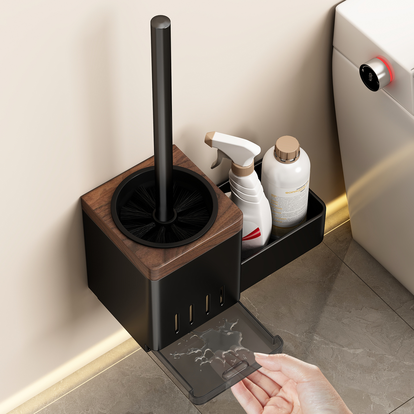 【小红书推荐】胡桃木马桶刷