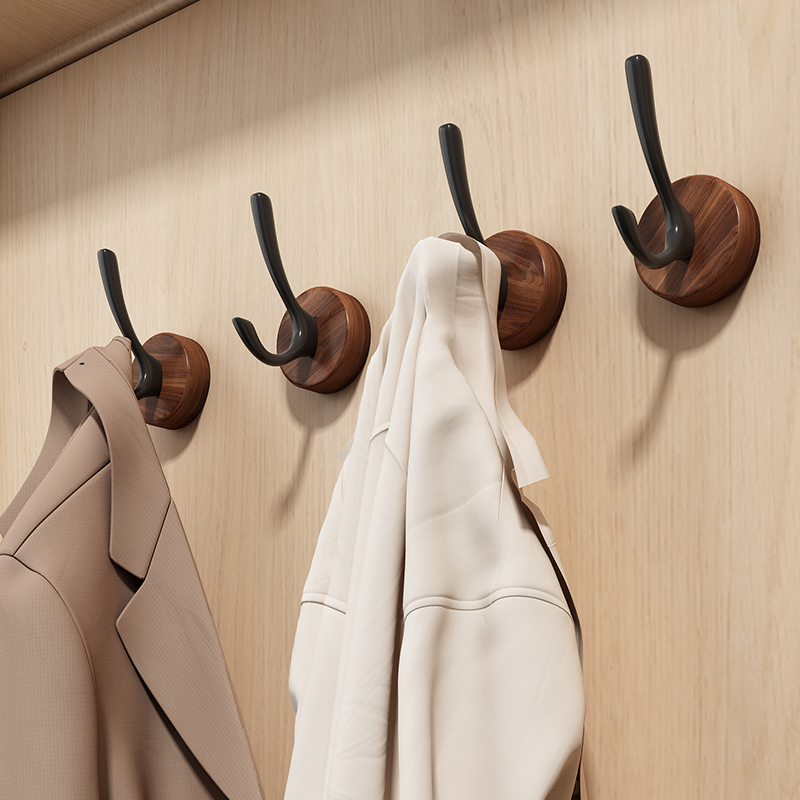 挂衣钩玄关衣帽挂钩门后粘钩