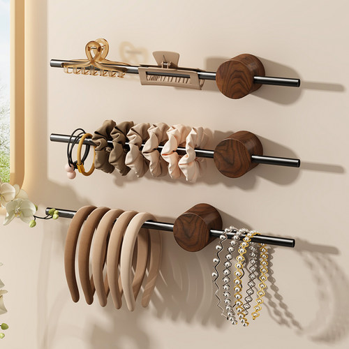 发圈发箍收纳神器卫生间头绳挂墙