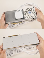 RTX3060Ti70Ti8090Ti显卡6800XT 6900XT一体式水冷改装全铝散热器