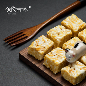 【佼佼流口水】奶芙牛轧糖100g*3雪花酥小零食休闲食品饼干糕点