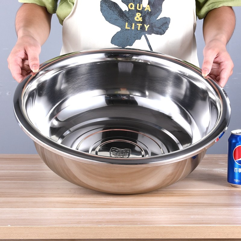 304不锈钢盆大号加厚特大 家用和面盆揉面盆洗衣洗脸盆厨房洗菜盆,餐饮具,盆,淘宝优惠券,粉丝福利购,淘宝优惠卷