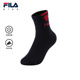 FILA斐乐儿童配件袜子2025年冬季 新款 男女小童休闲舒适中腰袜