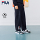 弯刀裤 FILA斐乐儿童童装 新款 男女童中大童新年款 长裤 2026年春季