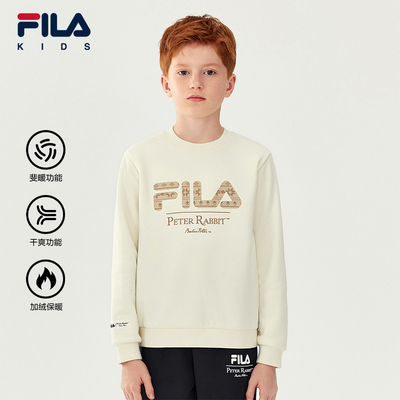 FILA斐乐男中大童套头卫衣
