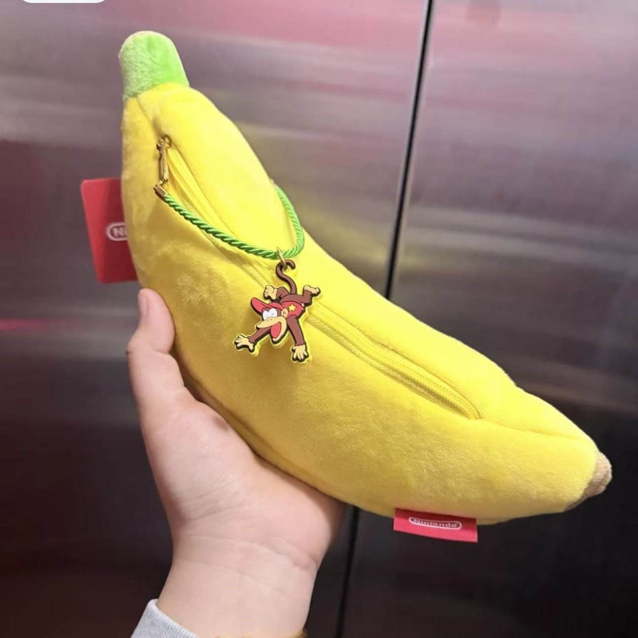 日本任天堂限定pocket3大疆香蕉毛绒收纳包可爱防摔相机包保护套