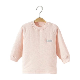 宝宝夹棉加厚棉衣上衣秋冬款南极棉保暖中领纯棉婴儿睡衣儿童棉袄