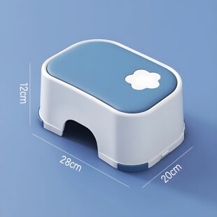 儿童脚凳家用踩脚小板凳卫生间洗手防滑加厚站洗脸洗漱矮凳子换鞋