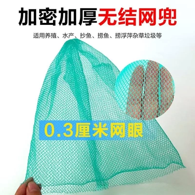无结网兜抄网捞鱼抄网兜加密小眼0.3厘米捞虾泥鳅螺丝抄网头网兜