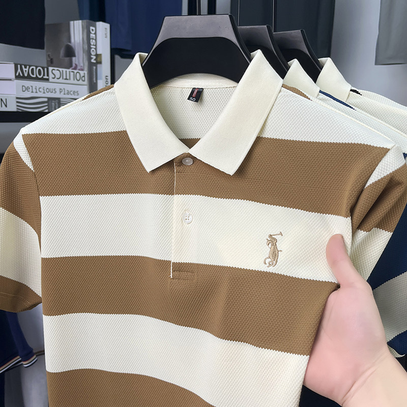 夏季大码保罗polo衫男短袖tPolo衫