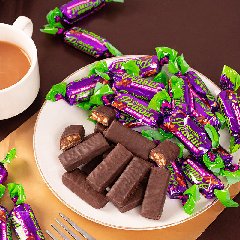 巧克力紫皮糖果俄罗斯风味混合夹心独立装旗舰店年货（代可可脂）,零食/坚果/特产,黑巧克力,淘宝优惠券,粉丝福利购,淘宝优惠卷