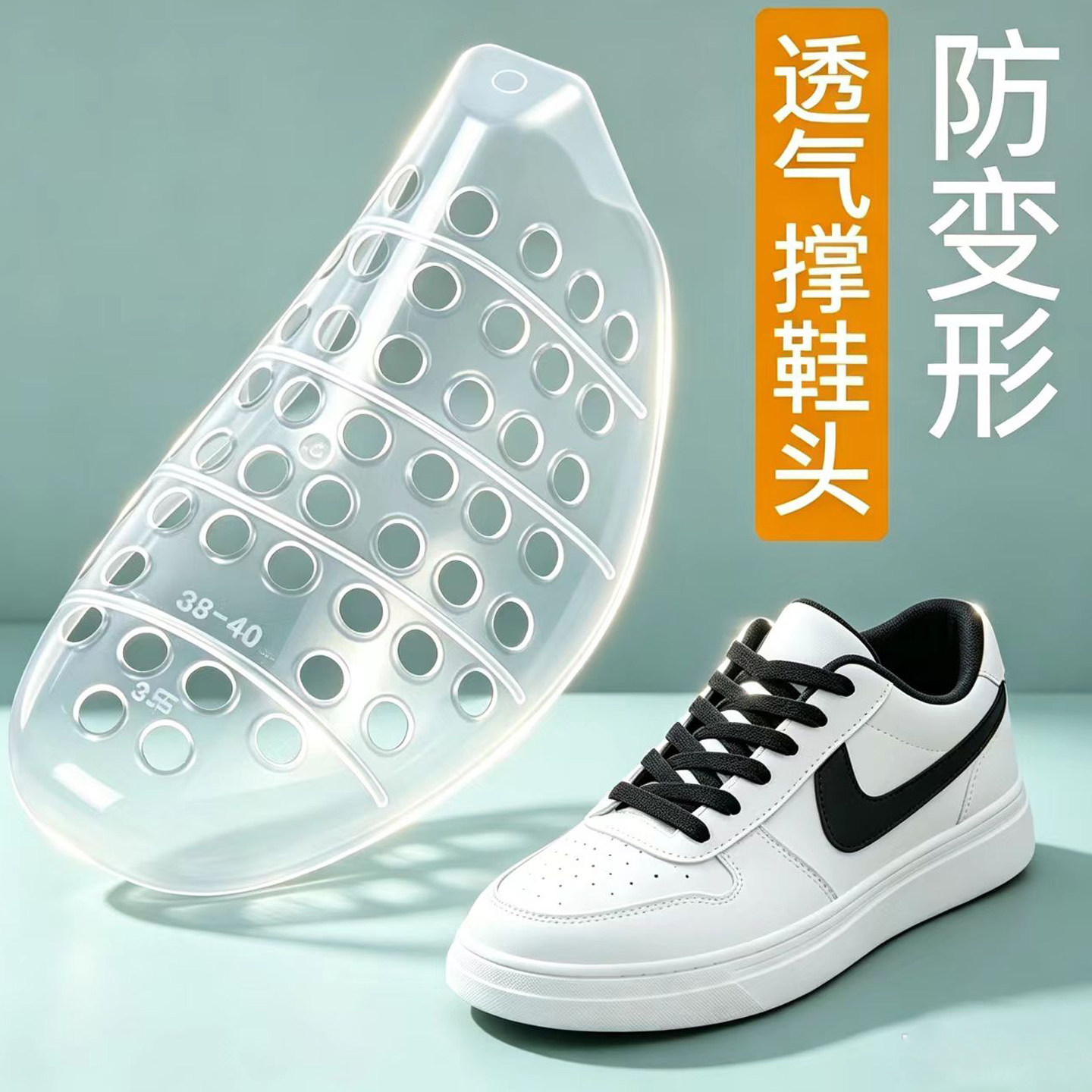 板鞋鞋撑防变形透气防皱鞋头休闲鞋定型托鞋护理神器透气运动鞋撑