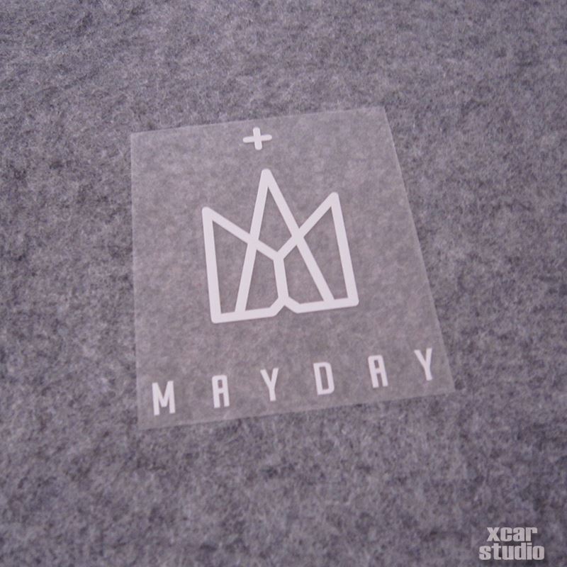 五月天 just mayday 台湾音乐组合标志 反光贴纸汽车贴花
