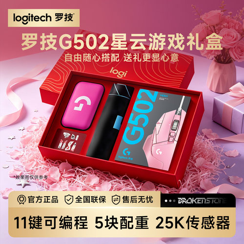 罗技G502鼠标有线电竞游戏