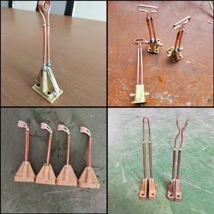 定制超高频感应加热线圈可定制尺寸标准各类底座加工定制