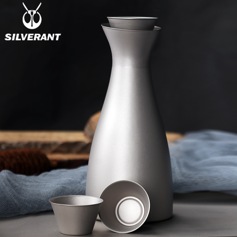 银蚁纯钛清酒壶温酒器耐腐蚀