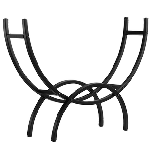 燃客木柴置物架壁炉柴火架子储木架家用铁艺木材收纳堆放柴篮露营