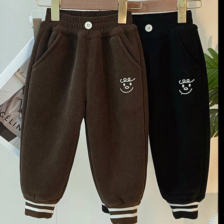 儿童加绒加厚裤子秋冬季保暖男女童一体羊羔绒宽松休闲裤新款长裤,童装/婴儿装/亲子装,裤子,淘宝优惠券,粉丝福利购,淘宝优惠卷