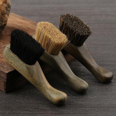 猪鬃毛软硬迷你文玩刷子核桃金刚橄榄核雕保养包浆上色套装雅刷轩