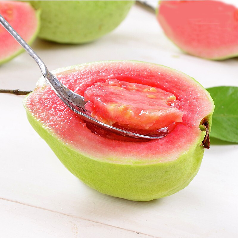 红心草莓芭乐大果红肉奶油软糯甜巴番石榴现摘新鲜水果孕妇鸡屎果