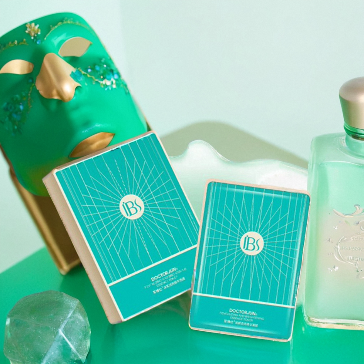 军博仕焕颜透亮精华面膜