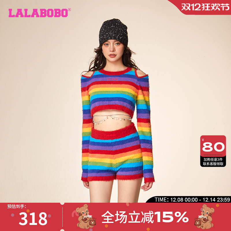 lalabobo2023短款毛衣圆领