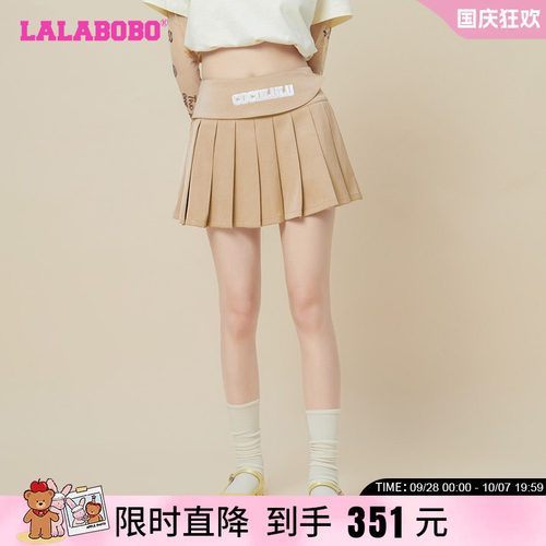 LALABOBO学院百褶a字半裙