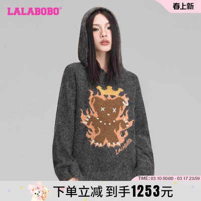 LALABOBO美式复古毛衣