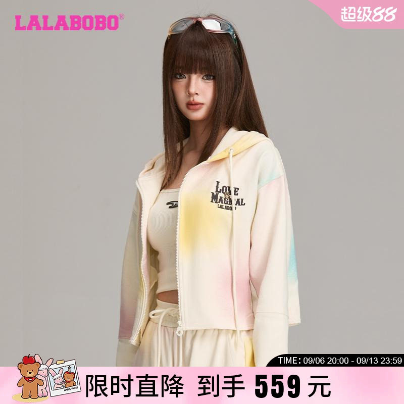 LALABOBO小丑渐变套装-上装