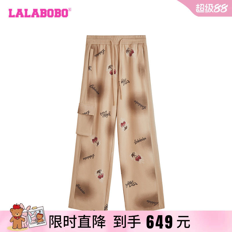 LALABOBO拉拉波波2024秋款休闲裤