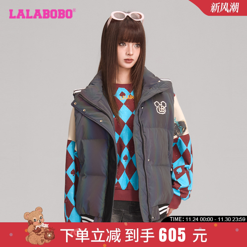 LALABOBO原创无袖新款马甲
