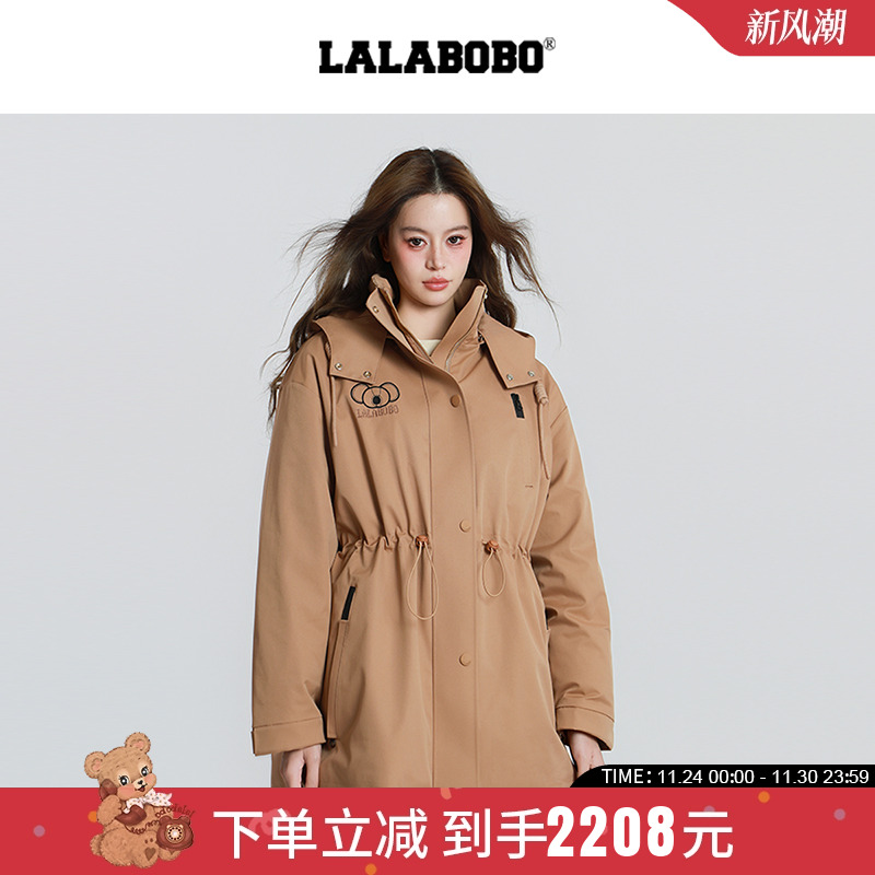 LABO可拆卸派克羽绒服