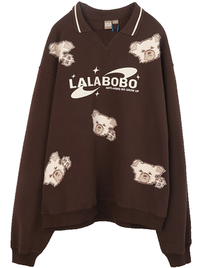 LALABOBO宽松卫衣外套