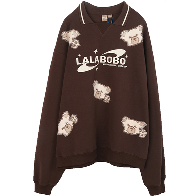 LALABOBO宽松卫衣外套