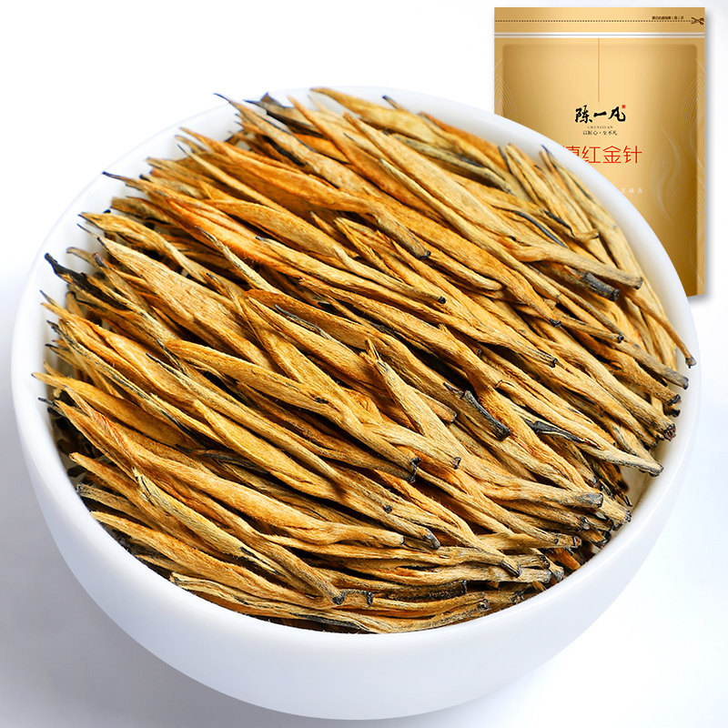 陈一凡滇红茶特级滇红小金针250g云南凤庆新茶浓香型茶叶蜜香红茶