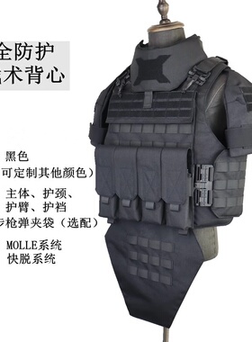 戎马X战术背心 多功能MOLLE系统可拆卸模块化重甲1000D防水全防服
