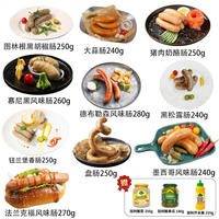 German-style sausage, black truffle sausage, 1kg breakfast sausage, hot dog sausage, German-style grilled sausage, pure fragrant meat sausage, hotel commercial use thumbnail 7