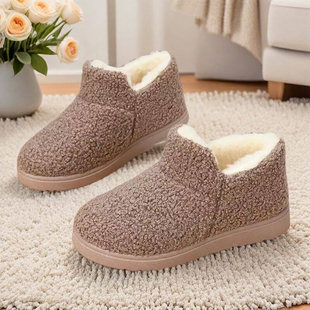 相鸿百货女鞋防寒耐磨老北京布鞋女士加绒保暖妈妈鞋中老年棉a43