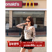 上衣女印花扭结修身 HuoHuo T恤 2026春季 新款 涩谷繁星 打破沉闷